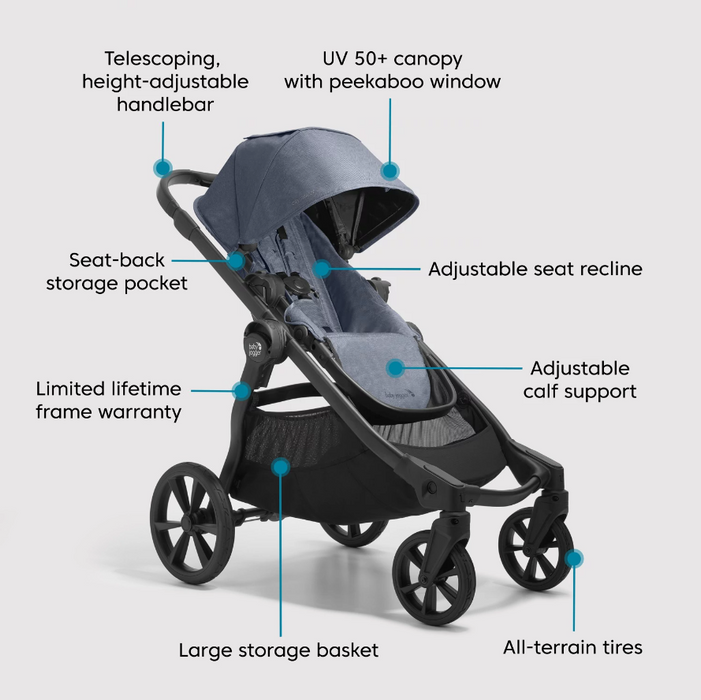 Baby Jogger city select® 2 | All-in-one Baby Stroller Pram Features