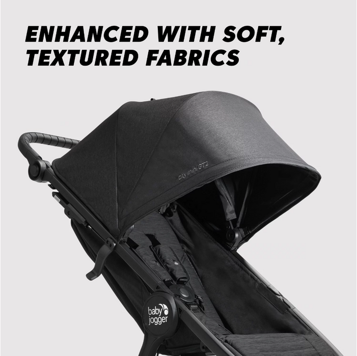Baby Jogger city mini® GT2 Opulent Black  - textured fabrics