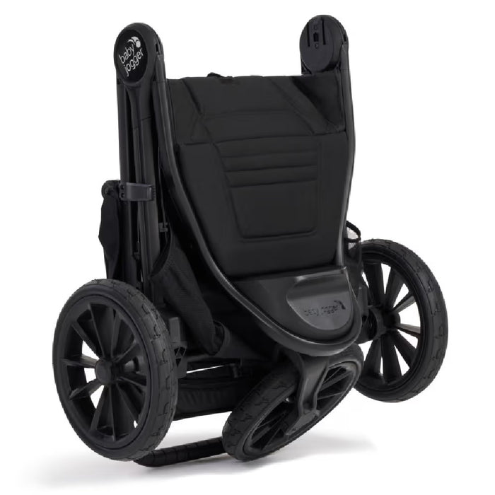 Baby Jogger city elite®2 opulent black - compact all-terrain baby stroller folded