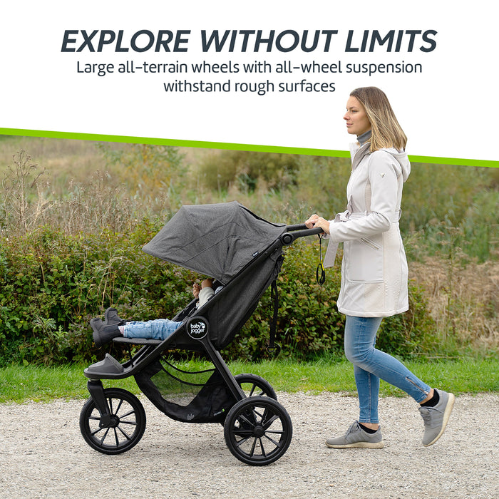 Baby Jogger  city elite®2 opulent black - all-terrain stroller. Explore without limits
