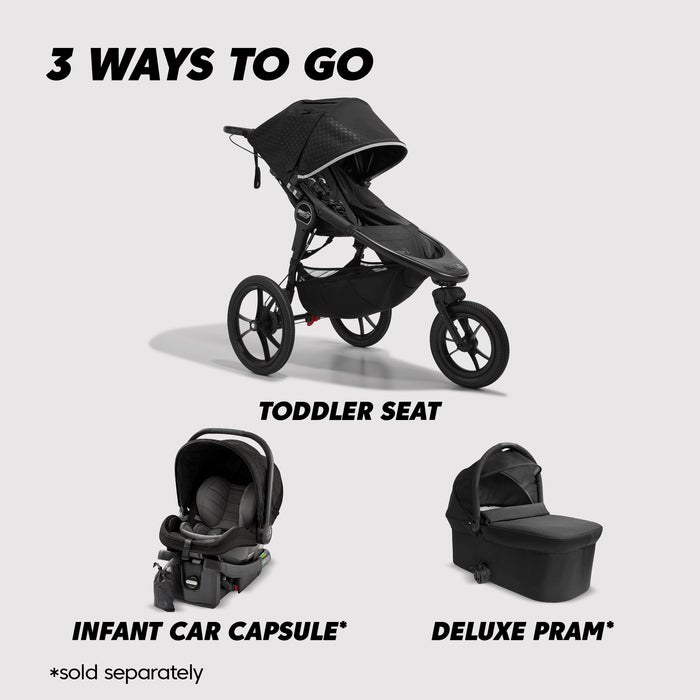 Baby Jogger summit X3 Stroller Pram | 3 ways to go